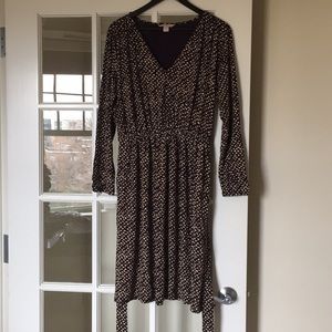 BR holiday 2012 tie waist stretch pullover dress